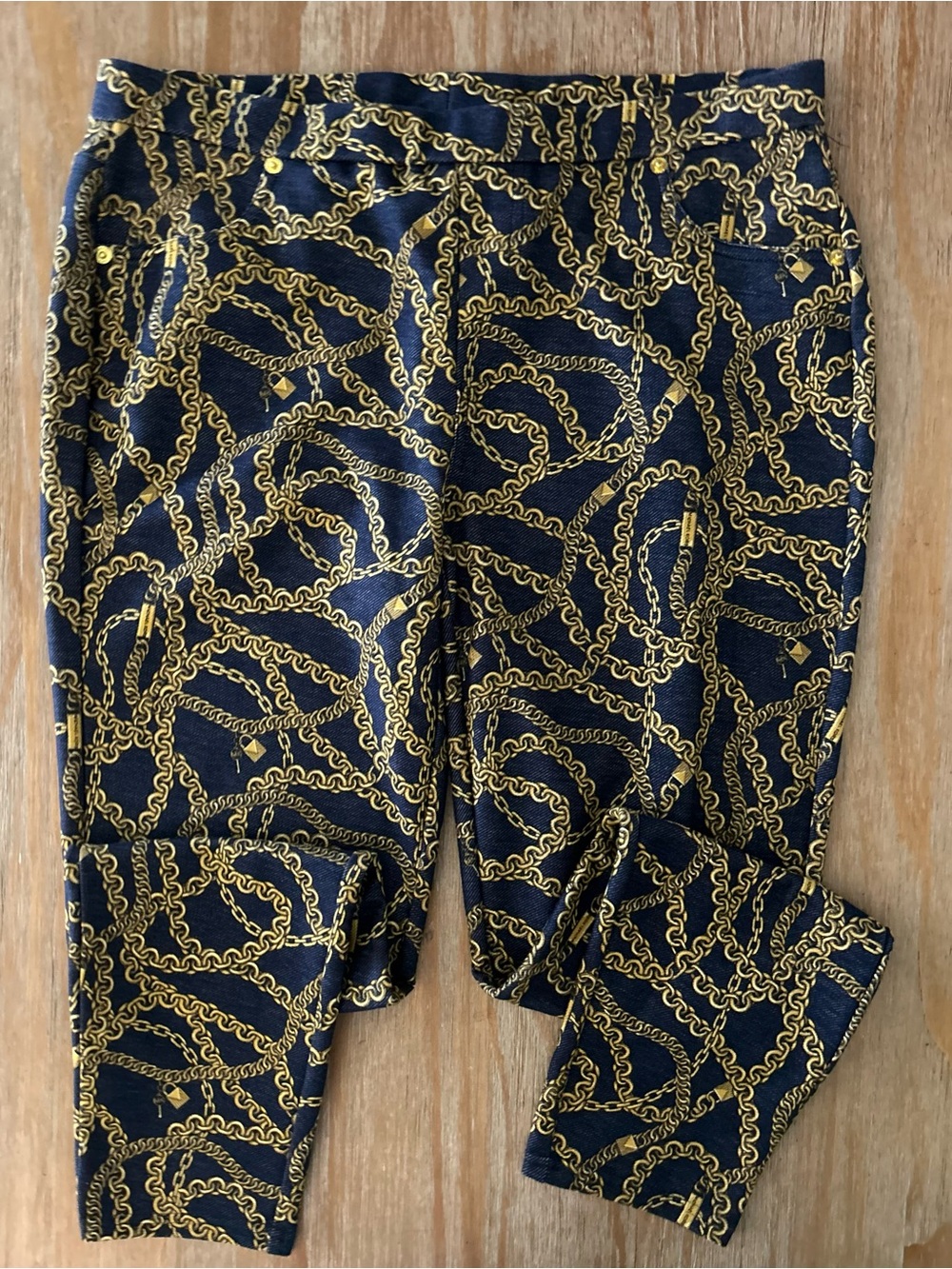Michael Kors Stretch Chain Glitz Leggings - Picture 4 of 8